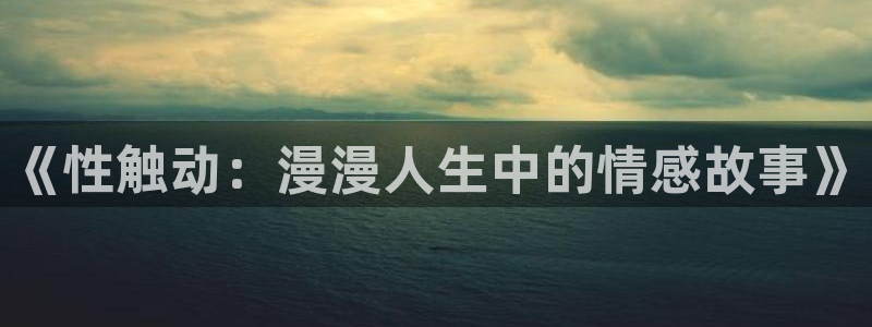 中文里番动漫在线观看:《性触动:漫漫人生中的情感故事》配图